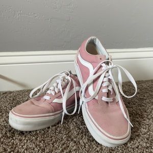 Pink old skool vans